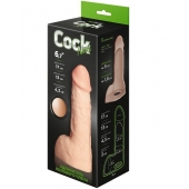 Телесный фаллоудлинитель с мошонкой Cock Next - 17 см. - LOVETOY (А-Полимер) - в Братске купить с доставкой