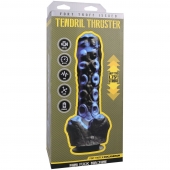 Черно-синяя мини-машина на присоске Tendril Thruster - 21,6 см. - Doc Johnson - купить с доставкой в Братске