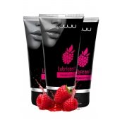 Набор из 3 съедобных лубрикантов JUJU со вкусом малины - JuJu - купить с доставкой в Братске