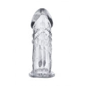 Прозрачная насадка на пенис Uco - 13 см. - A-toys - в Братске купить с доставкой