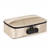 Золотистая сумочка для хранения игрушек Discreet Box - Dorcel - купить с доставкой в Братске