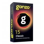Классические презервативы с обильной смазкой Ganzo Classic - 15 шт. - Ganzo - купить с доставкой в Братске