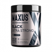 Черные утолщенные презервативы MAXUS Extra Strong с железным кейсом - 15 шт. - Maxus - купить с доставкой в Братске