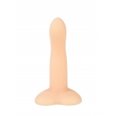 Телесный нереалистичный дилдо Emotional на присоске - 13 см. - Lola Games купить с доставкой в интернет-магазине Orgasmix в Братске Телесный нереалистичный дилдо Emotional на присоске - 13 см. - Lola Games