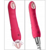 Малиновая насадка на душ с вибрацией Showers to orgasm - 20,1 см. - Orion - купить с доставкой в Братске