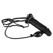Полый страпон с эффектом увеличения Inflatable Strap-On - 18,5 см. - Orion - купить с доставкой в Братске
