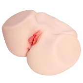 Мастурбатор-полуторс с двойным слоем материала и вибрацией Jenny Onahole Real Vagina - KOKOS - в Братске купить с доставкой