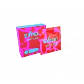 Презервативы с разогревающим эффектом Expert Hot Love - 3 шт. - Expert - купить с доставкой в Братске