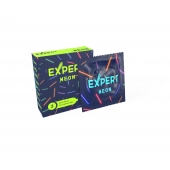 Светящиеся в темноте презервативы Expert Neon - 3 шт. - Expert - купить с доставкой в Братске