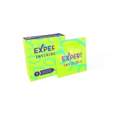 Ультратонкие презервативы Expert Invisible - 3 шт. - Expert - купить с доставкой в Братске