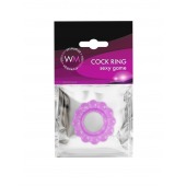 Лиловое эрекционное кольцо с 2 рядами стимулирующих шариков - Erowoman-Eroman - в Братске купить с доставкой