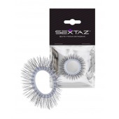 Круглое эрекционное кольцо с «ресничками» - Sextaz - в Братске купить с доставкой