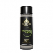Массажное масло c ароматом тропических фруктов Massage Oil - 100 мл. - HOT - купить с доставкой в Братске