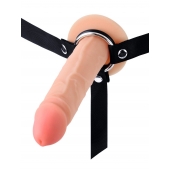 Мужской полый страпон на регулируемых ремнях - 18,5 см. - Sex Expert - купить с доставкой в Братске