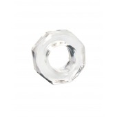 Прозрачное эрекционное кольцо в форме гайки - Sex Expert - в Братске купить с доставкой