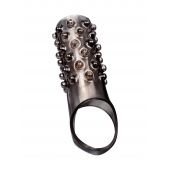 Дымчатая насадка на пенис с выпуклостями - 12 см. - Sex Expert - в Братске купить с доставкой