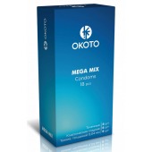 Презервативы OKOTO Mega Mix - 18 шт. - Sitabella - купить с доставкой в Братске
