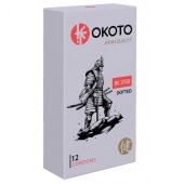 Точечные презервативы OKOTO Dotted - 12 шт. - Sitabella - купить с доставкой в Братске