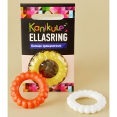 Цветное рельефное эрекционное кольцо Ellasring - Sitabella - в Братске купить с доставкой