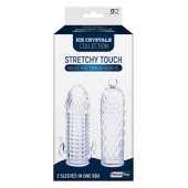 Набор из 2 прозрачных насадок на член Seductive Tickler Sleeves Set - NMC - в Братске купить с доставкой