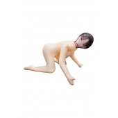 Телесная надувная секс-кукла в позиции догги-стайл - NMC - в Братске купить с доставкой