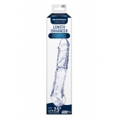 Прозрачная насадка-удлинитель Length Enhancer с подхватом - 22,3 см. - NMC - в Братске купить с доставкой