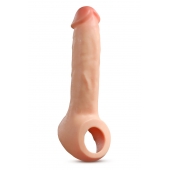 Телесная насадка-удлинитель Thrive 8.75 Inch Realistic Penis Extender Sleeve - 22,2 см. - Blush Novelties - в Братске купить с доставкой