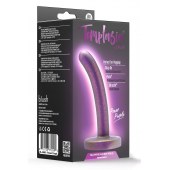 Фиолетовая насадка с гладкой поверхностью Surrender 4.75 Inch Beginner Pegging Dildo - 12 см. - Blush Novelties - купить с доставкой в Братске