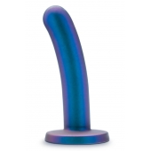 Синяя насадка с гладкой поверхностью Surrender 5.75 Inch Intermediate Pegging Dildo - 14,6 см. - Blush Novelties - купить с доставкой в Братске