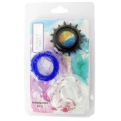 Набор из 3 эрекционных колец разного цвета и рельефа - Boys of Toys - в Братске купить с доставкой