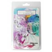 Набор из 3 эрекционных прозрачных колец - Boys of Toys - в Братске купить с доставкой