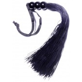 Черная силиконовая плетка - 25,4 см. - Boys of Toys - купить с доставкой в Братске