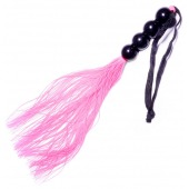 Розовая силиконовая плеть - 35,5 см. - Boys of Toys - купить с доставкой в Братске