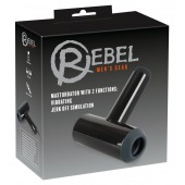 Черный мастурбатор с удобной ручкой Masturbator with 2 Functions - Orion - в Братске купить с доставкой