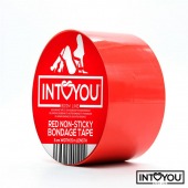 Красный скотч для фиксации Non-Sticky Bondage Tape - 15 м. - Intoyou - купить с доставкой в Братске