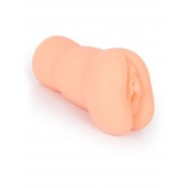 Телесный мастурбатор-вагина с 2 эрекционными кольцами в комплекте - Sexy Girl - в Братске купить с доставкой