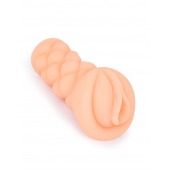 Телесный мастурбатор-вагина с вибропулей и эрекционными кольцами в комплекте - Sexy Girl - в Братске купить с доставкой