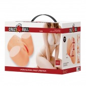 Телесный мастурбатор Liora с 2 любовными тоннелями - Baile - в Братске купить с доставкой