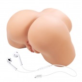 Телесный мастурбатор Olivia с 2 любовными отверстиями - Baile - в Братске купить с доставкой