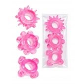Комплект из 3 розовых эрекционных колец - Erowoman-Eroman - в Братске купить с доставкой