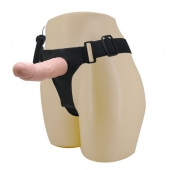 Реалистичный страпон-фаллоимитатор на трусиках Ultra Passionate Harness - 15 см. - Baile - купить с доставкой в Братске