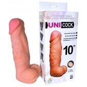 Фаллическая насадка Харнесс UNICOCK 10  - 25 см. - LOVETOY (А-Полимер) - купить с доставкой в Братске