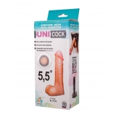 Фаллическая насадка Харнесс UNICOCK 5,5  - 17 см. - LOVETOY (А-Полимер) - купить с доставкой в Братске