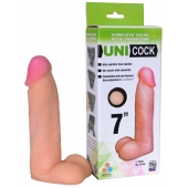 Фаллическая насадка Харнесс UNICOCK 7  - 19 см. - LOVETOY (А-Полимер) - купить с доставкой в Братске