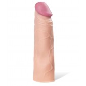 Реалистичная насадка с ярко выраженной головкой - 16,5 см. - A-toys - в Братске купить с доставкой