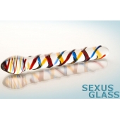 Стеклянный фаллос с гладкой головкой - 25 см. - Sexus купить с доставкой в интернет-магазине Orgasmix в Братске Стеклянный фаллос с гладкой головкой - 25 см. - Sexus