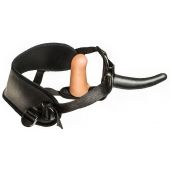 Женский страпон с вагинальной пробкой Woman Strap - 12 см. - LOVETOY (А-Полимер) - купить с доставкой в Братске