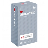 Презервативы с точками Unilatex Dotted - 12 шт. + 3 шт. в подарок - Unilatex - купить с доставкой в Братске
