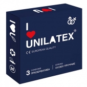 Ультрапрочные презервативы Unilatex Extra Strong - 3 шт. - Unilatex - купить с доставкой в Братске