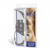 Утяжка на пенис и мошонку Cock Ring With 1.5  Ball Stretcher And Optional Weight Ring - BlueLine - купить с доставкой в Братске